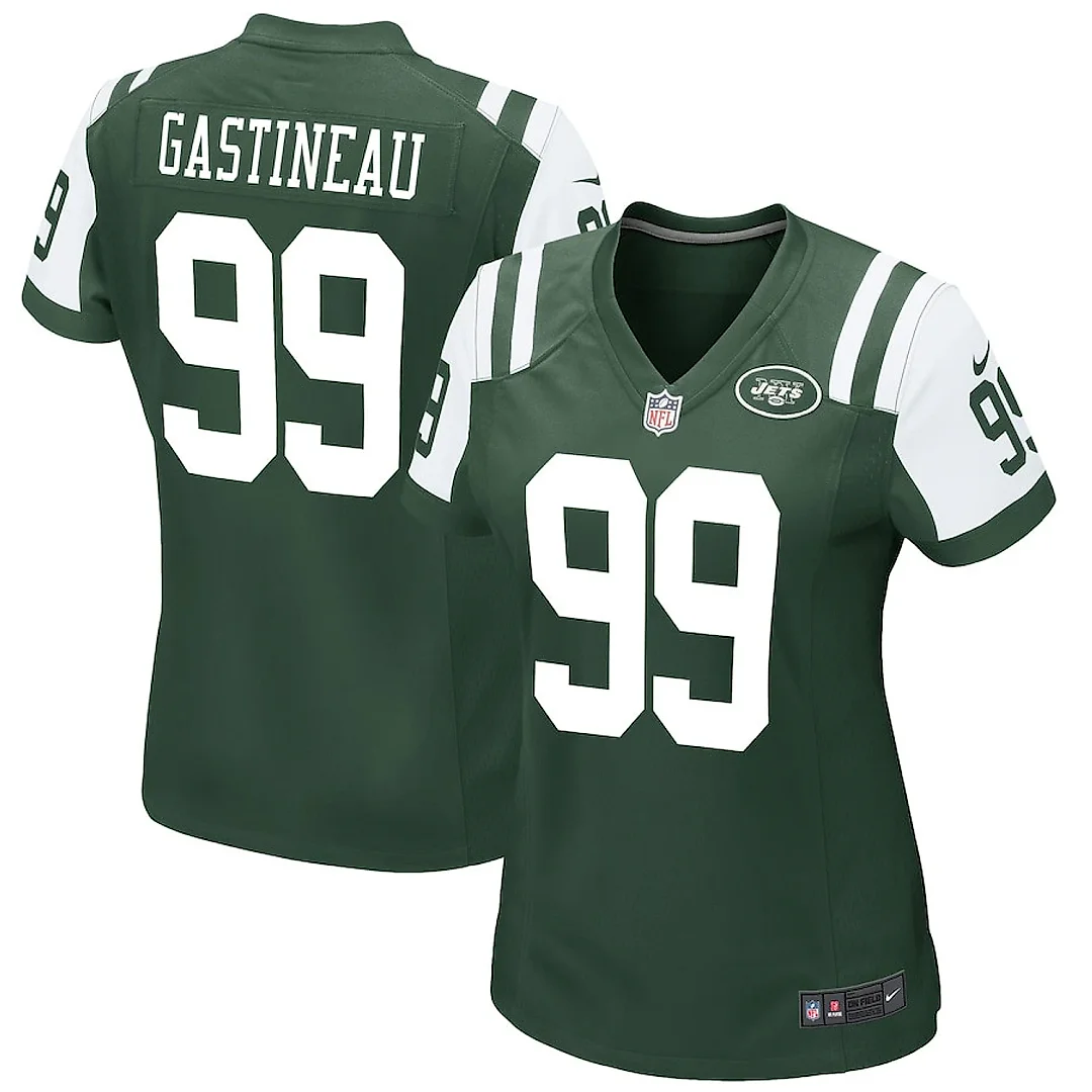 Zennovawear Mark Gastineau 99 New York Jets Women Retired Game Jersey - Green