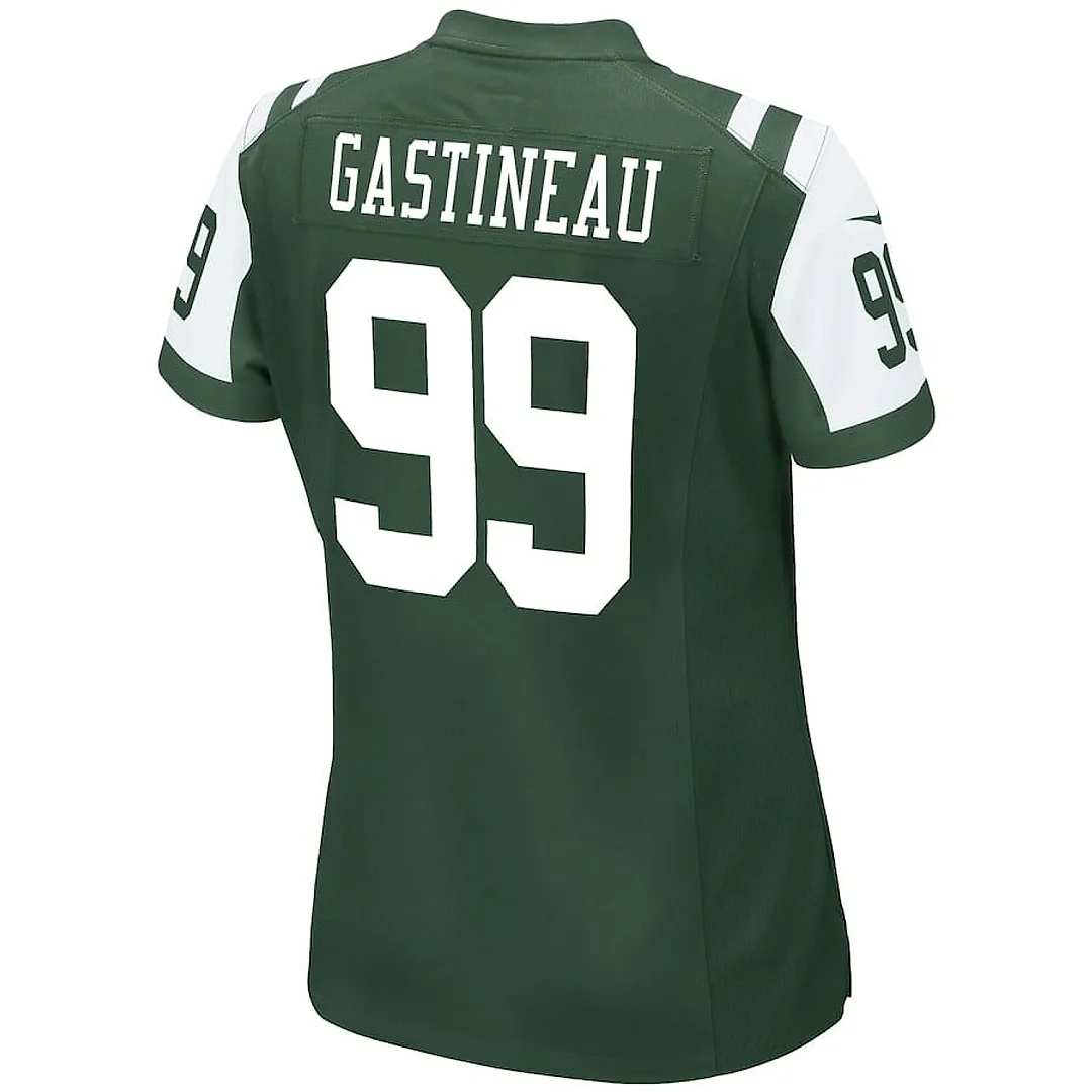 Zennovawear Mark Gastineau 99 New York Jets Women Retired Game Jersey - Green