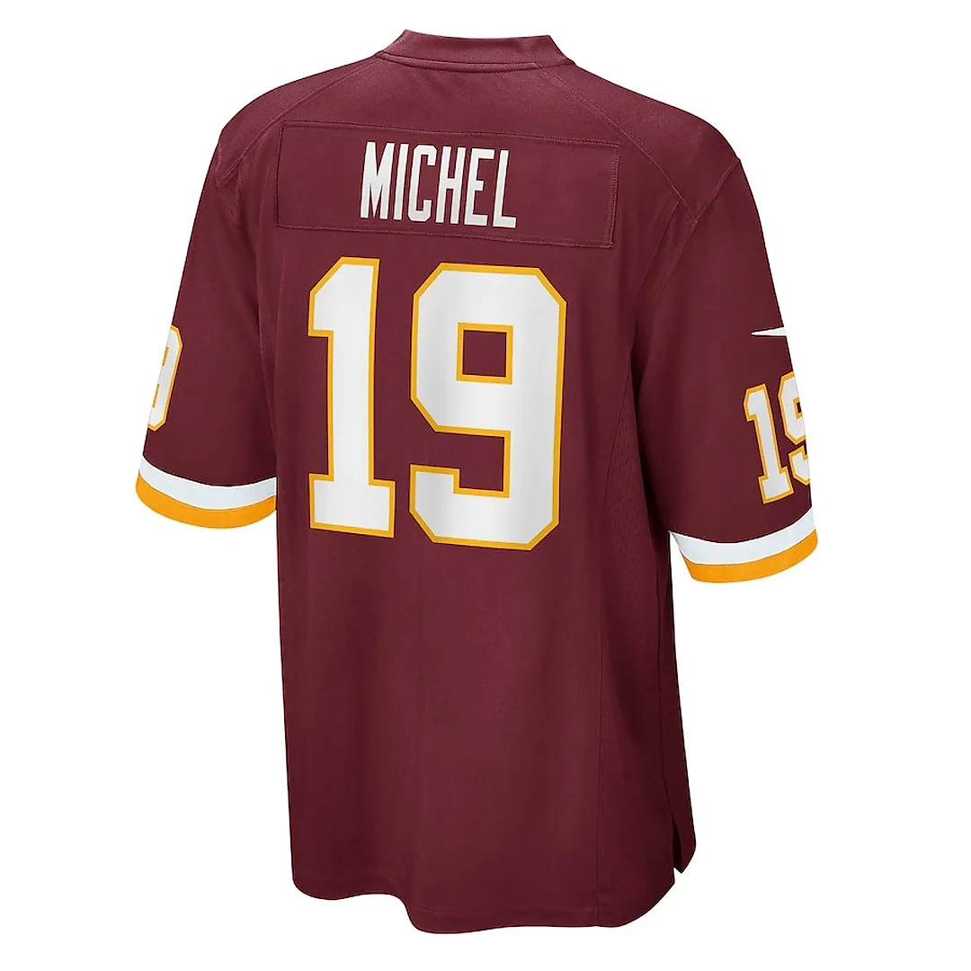 Zennovawear Marken Michel 19 Washington Football Team Men Game Jersey - Burgundy