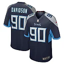Zennovawear Marlon Davidson 90 Tennessee Titans Game Men Jersey - Navy