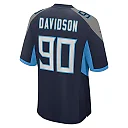 Zennovawear Marlon Davidson 90 Tennessee Titans Game Men Jersey - Navy
