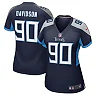 Zennovawear Marlon Davidson 90 Tennessee Titans Women's Game Jersey - Navy
