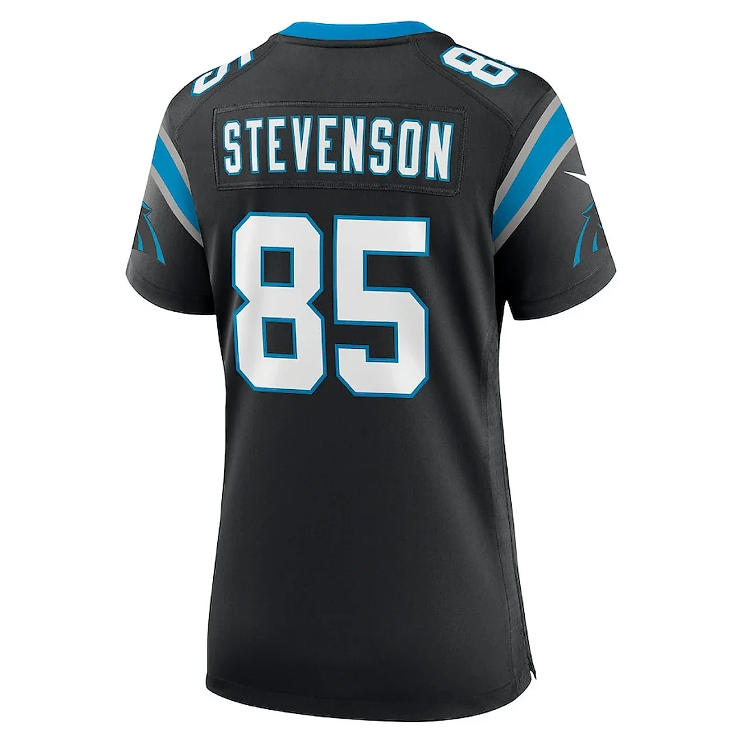 Zennovawear Marquez Stevenson 85 Carolina Panthers Women's Team Game Jersey - Black