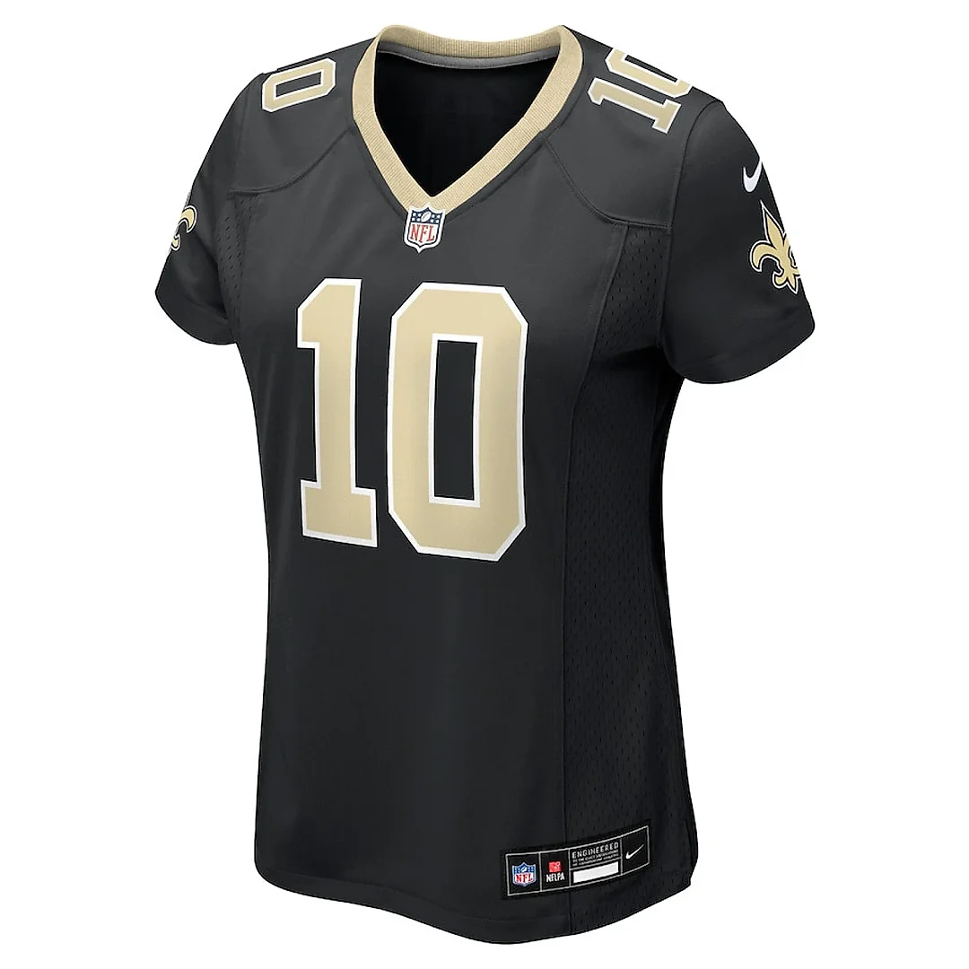 Zennovawear Marquez Valdes-Scantling 10 New Orleans Saints Women's Game Jersey - Black
