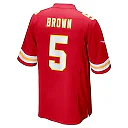 Zennovawear Marquise Brown 5 Kansas City Chiefs Game Men Jersey - Red