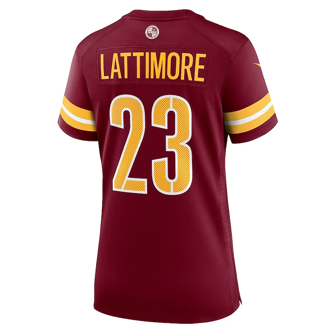 Zennovawear Marshon Lattimore 23 Washington Commanders Women's Game Jersey - Burgundy