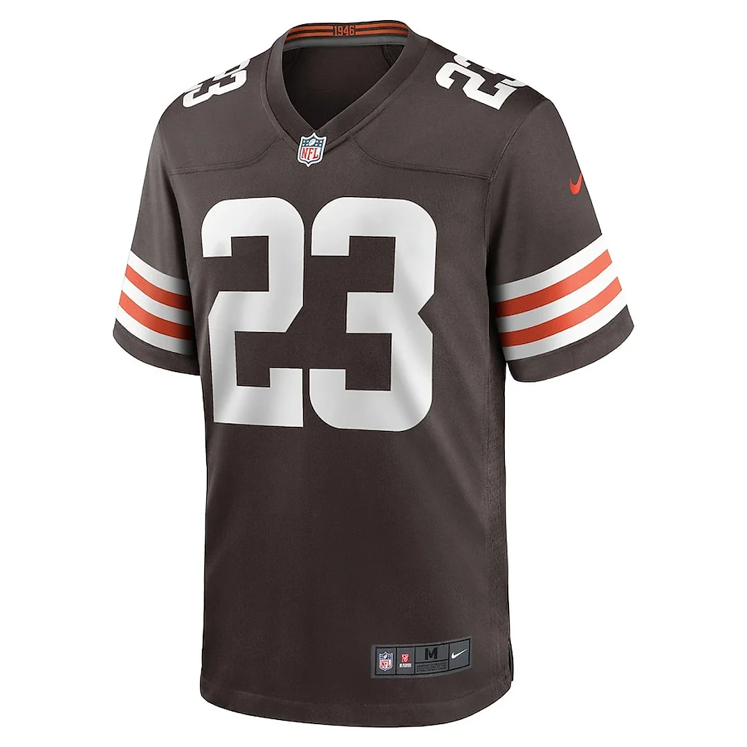 Zennovawear Martin Emerson Jr. 23 Cleveland Browns Game Men Jersey - Brown