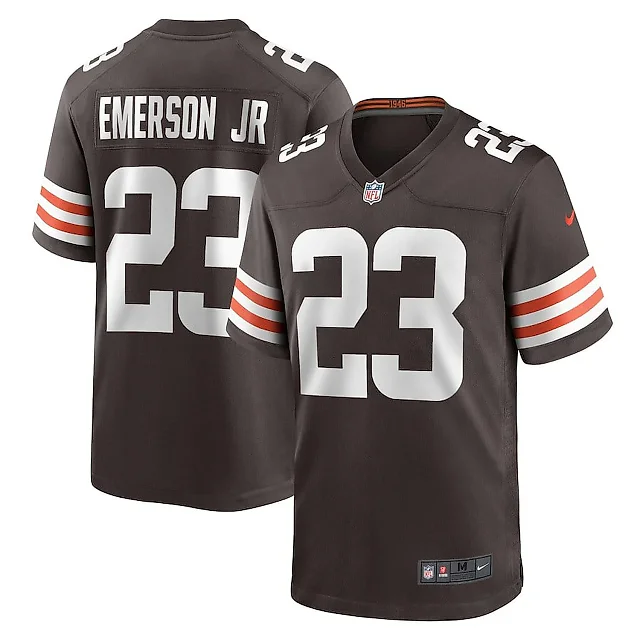 Zennovawear Martin Emerson Jr. 23 Cleveland Browns Game Men Jersey - Brown