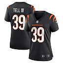 Zennovawear Marvell Tell III 39 Cincinnati Bengals Women Game Jersey - Black