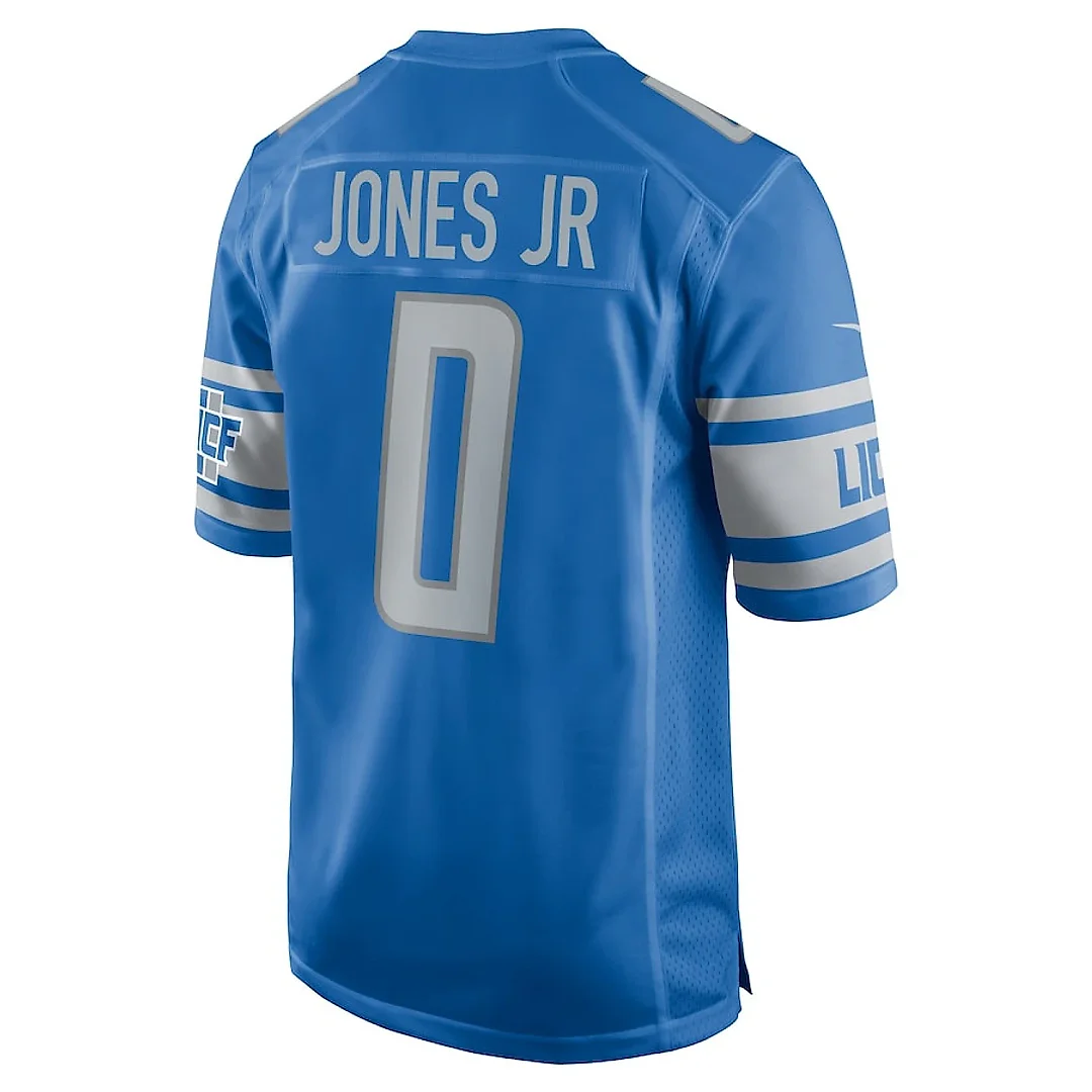 Zennovawear Marvin Jones Jr. 0 Detroit Lions Game Men Jersey - Blue
