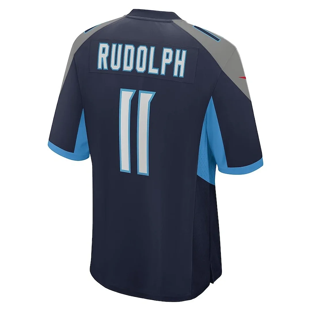 Zennovawear Mason Rudolph 11 Tennessee Titans Game Men Jersey - Navy