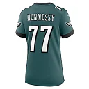 Zennovawear Matt Hennessy 77 Philadelphia Eagles Women Game Jersey - Midnight Green