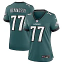 Zennovawear Matt Hennessy 77 Philadelphia Eagles Women Game Jersey - Midnight Green
