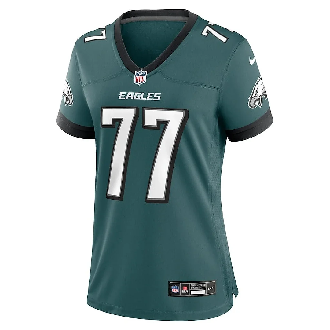 Zennovawear Matt Hennessy 77 Philadelphia Eagles Women Game Jersey - Midnight Green