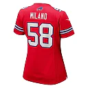 Zennovawear Matt Milano 58 Buffalo Bills Women Game Jersey - Red