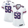 Zennovawear Matt Milano 58 Buffalo Bills Women's Game Jersey - White