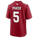Zennovawear Matt Prater 5 Arizona Cardinals Team Game Men Jersey - Cardinal