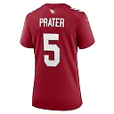 Zennovawear Matt Prater 5 Arizona Cardinals Women's Game Jersey - Cardinal