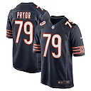 Zennovawear Matt Pryor 79 Chicago Bears Game Men Jersey - Navy