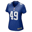 Zennovawear Matthew Adams 49 New York Giants Women's Game Jersey - Royal