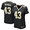 Zennovawear Matthew Hayball 43 New Orleans Saints Women's Game Jersey - Black