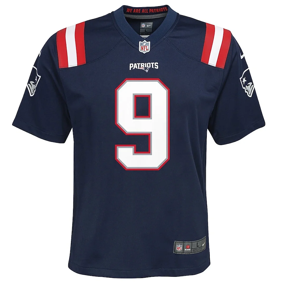 Zennovawear Matthew Judon 9 New England Patriots YOUTH Game Jersey - Navy