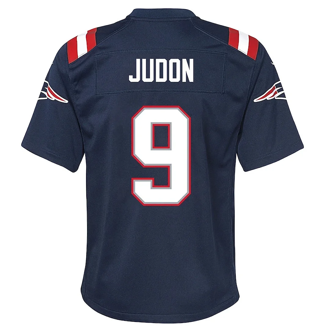 Zennovawear Matthew Judon 9 New England Patriots YOUTH Game Jersey - Navy