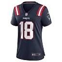 Zennovawear Matthew Slater 18 New England Patriots Women Team Game Jersey - Navy