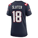 Zennovawear Matthew Slater 18 New England Patriots Women Team Game Jersey - Navy