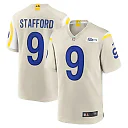 Zennovawear Matthew Stafford 9 Los Angeles Rams Game Men Jersey - Bone