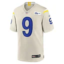 Zennovawear Matthew Stafford 9 Los Angeles Rams Game Men Jersey - Bone