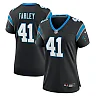 Zennovawear Matthias Farley 41 Carolina Panthers Women's Team Game Jersey - Black