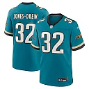 Zennovawear Maurice Jones-Drew 32 Jacksonville Jaguars Prowler Throwback Player Game Men Jersey - Teal