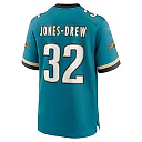 Zennovawear Maurice Jones-Drew 32 Jacksonville Jaguars Prowler Throwback Player Game Men Jersey - Teal