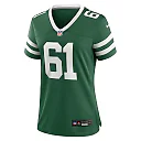 Zennovawear Max Mitchell 61 New York Jets Women's Team Game Jersey - Legacy Green