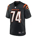 Zennovawear Max Scharping 74 Cincinnati Bengals Team Game Men Jersey - Black
