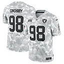 Zennovawear Maxx Crosby 98 Las Vegas Raiders 2024 Salute to Service Limited Men Jersey - Arctic Camo