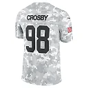 Zennovawear Maxx Crosby 98 Las Vegas Raiders 2024 Salute to Service Limited Men Jersey - Arctic Camo