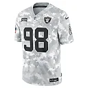 Zennovawear Maxx Crosby 98 Las Vegas Raiders 2024 Salute to Service Limited Men Jersey - Arctic Camo