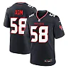 Zennovawear McTelvin Agim 58 Houston Texans Team Game Men Jersey - Navy
