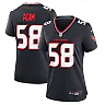 Zennovawear McTelvin Agim 58 Houston Texans Women Team Game Jersey - Navy