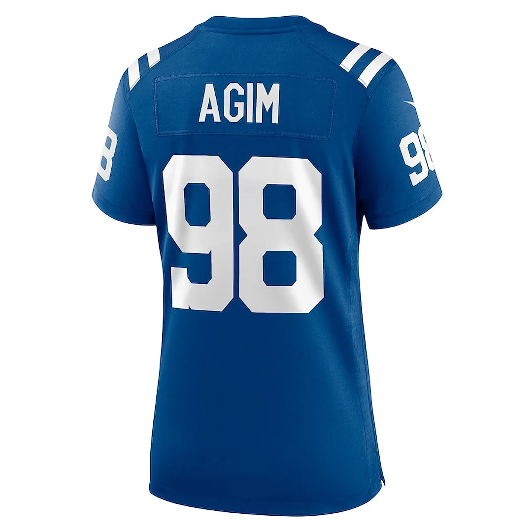Zennovawear McTelvin Agim 98 Indianapolis Colts Women's Game Jersey - Royal