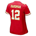 Zennovawear Mecole Hardman 12 Kansas City Chiefs Women Game Jersey - Red