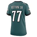 Zennovawear Mekhi Becton Sr. 77 Philadelphia Eagles Women's Game Jersey - Midnight Green
