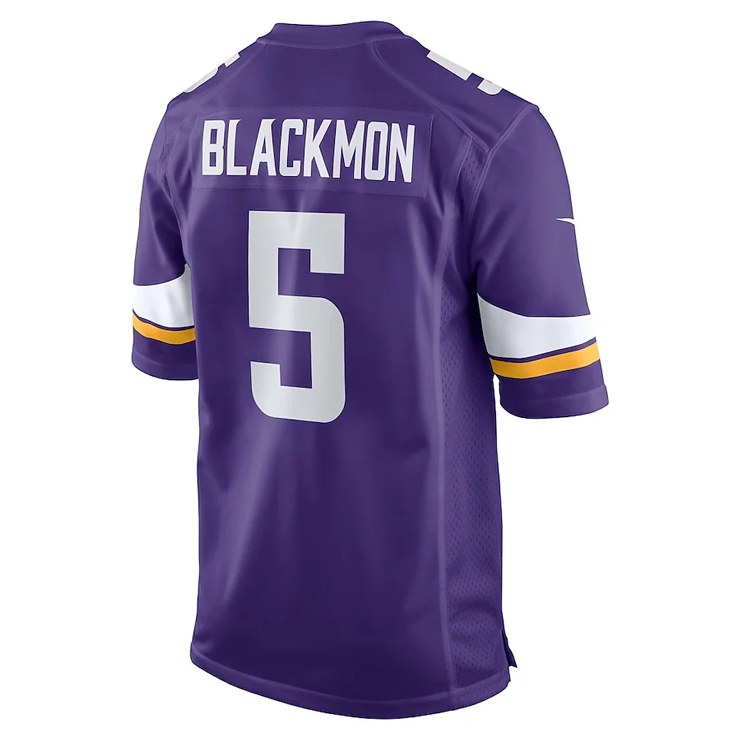 Zennovawear Mekhi Blackmon 5 Minnesota Vikings Game Men Jersey - Purple