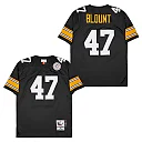 Zennovawear Mel Blount 47 Pittsburgh Steelers Retro Throwback Men Jersey - Black