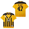 Zennovawear Mel Blount 47 Pittsburgh Steelers Retro Throwback Legacy Men Jersey - Black/Yellow