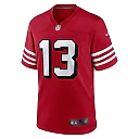 Zennovawear Men San Francisco 49ers Brock Purdy Scarlet Alternate Game Player Jersey