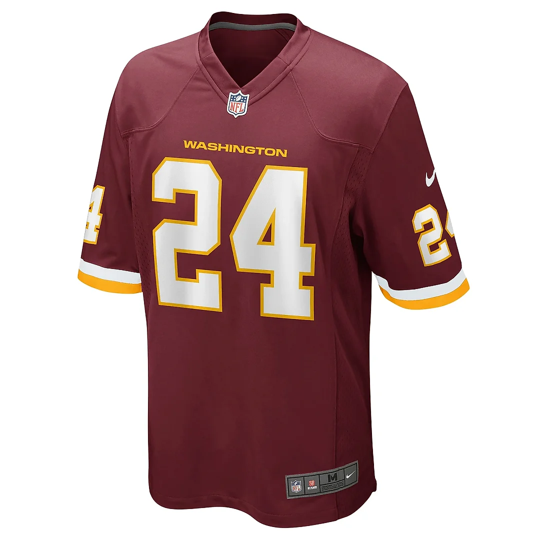 Zennovawear Men's Antonio Gibson Washington Football Team Burgundy Game Player Jersey