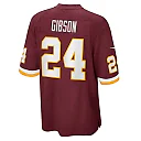 Zennovawear Men's Antonio Gibson Washington Football Team Burgundy Game Player Jersey